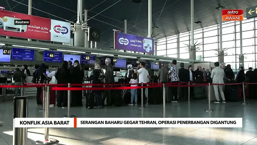 Ledakan baharu gegar Tehran, operasi penerbangan digantung