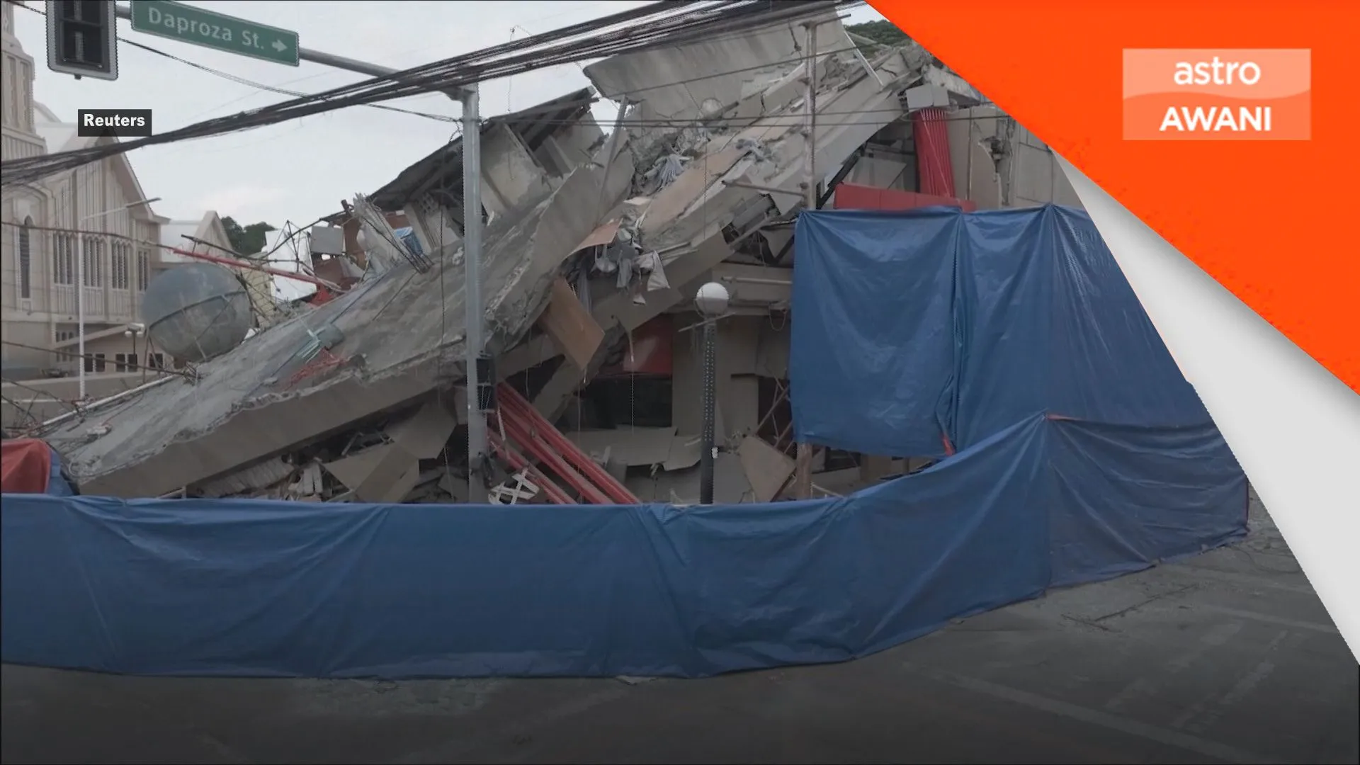 Lebih 1,100 gegaran susulan gempa 7.8 magnitud di Filipina