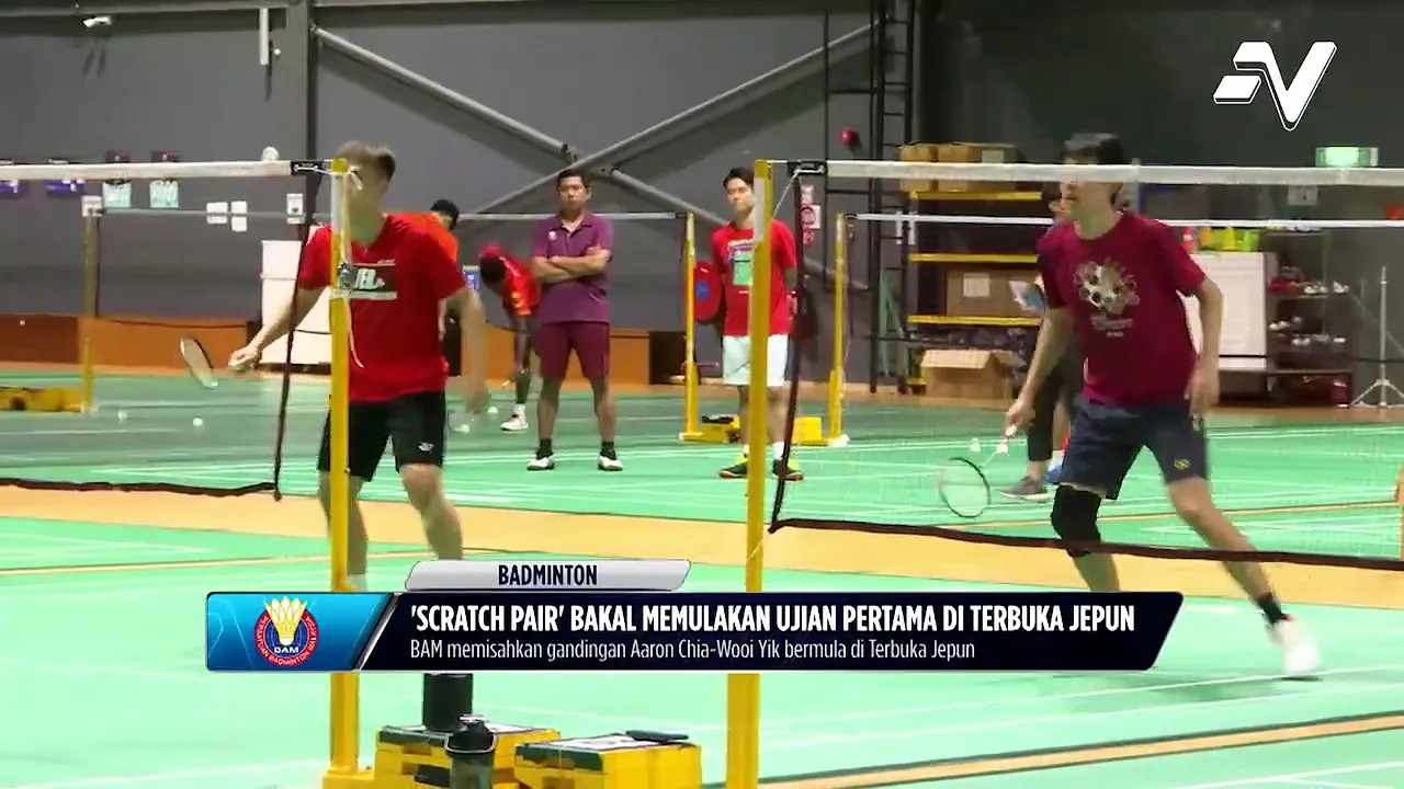'Scratch pair' bakal memulakan ujian pertama di Terbuka Jepun