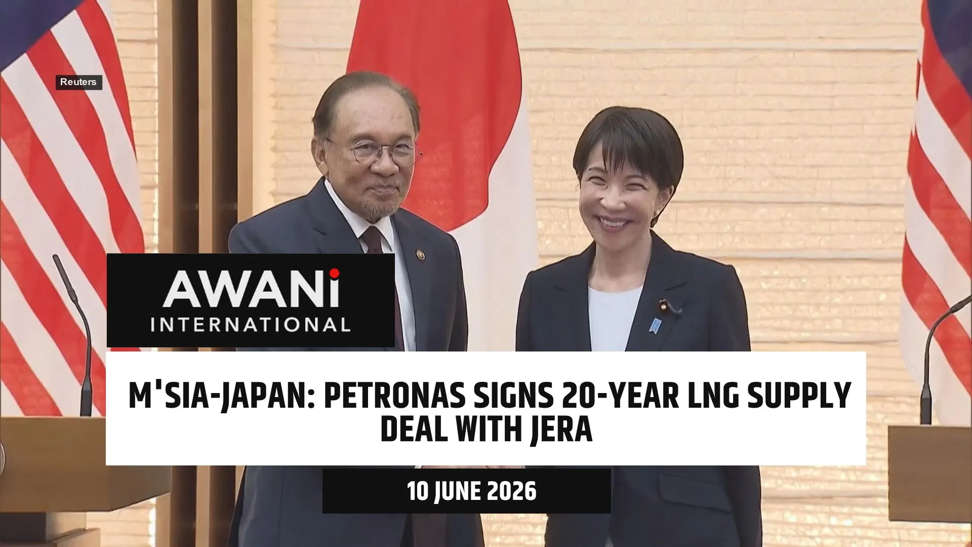 Petronas signs 20-year LNG supply deal with Japan power generation giant