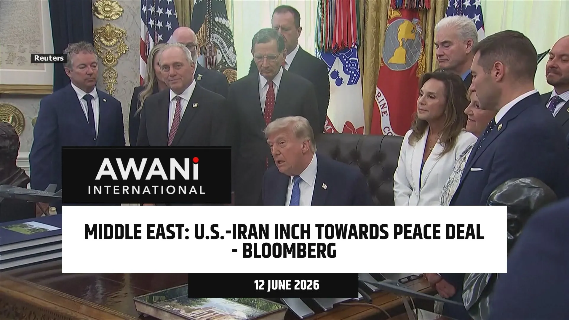 U.S. and Iran inch towards peace deal around G7 meeting next week - Bloomberg