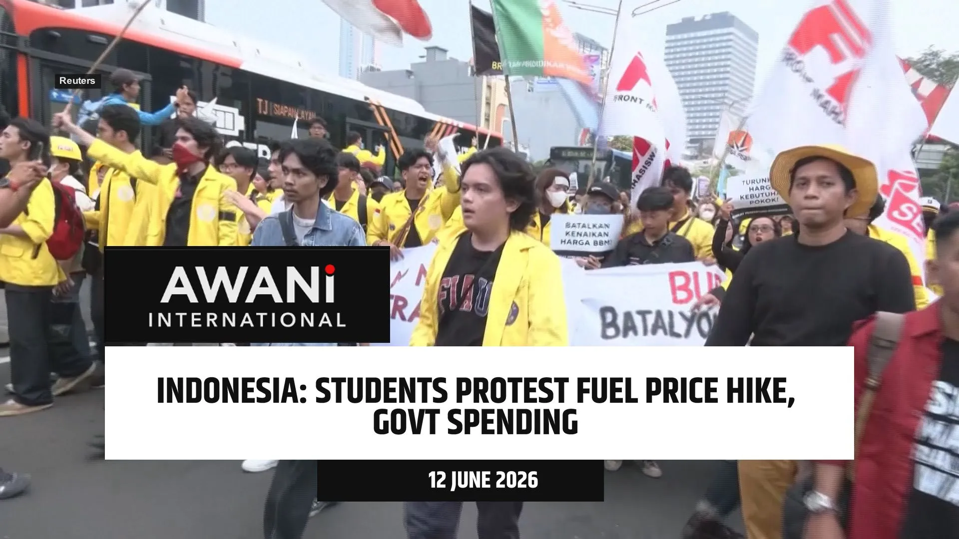 Students protest fuel price hike, govt spending