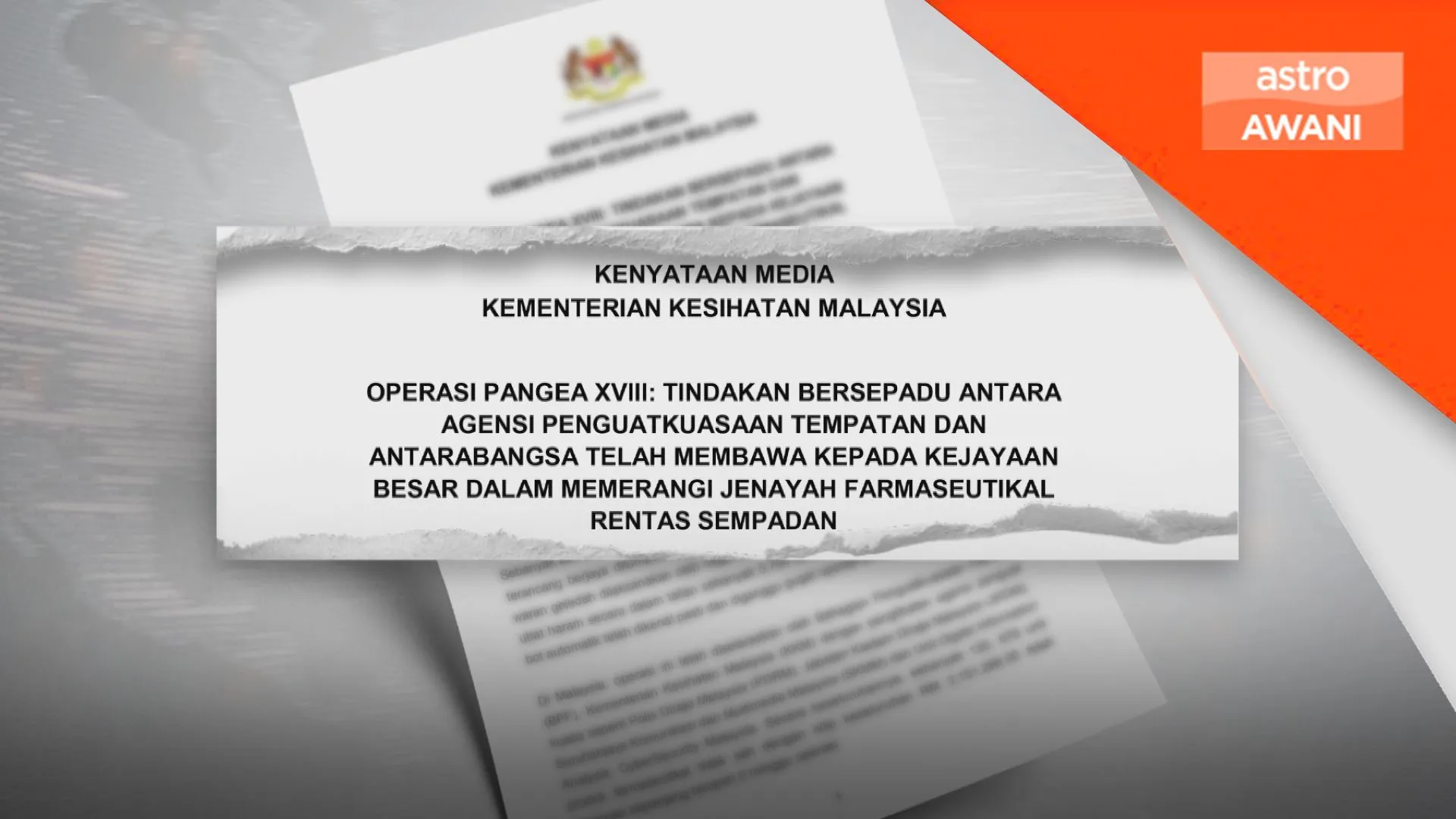 KKM rampas ubat tiruan, tidak berdaftar dianggarkan RM3.15 juta
