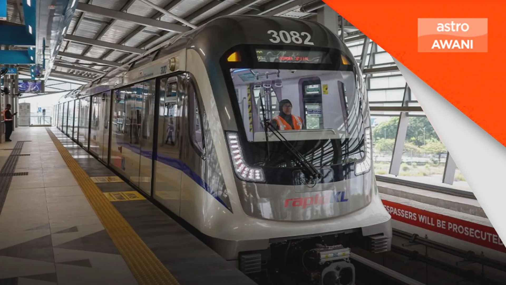 Tambang percuma LRT3 bermula Isnin sehingga 31 Julai