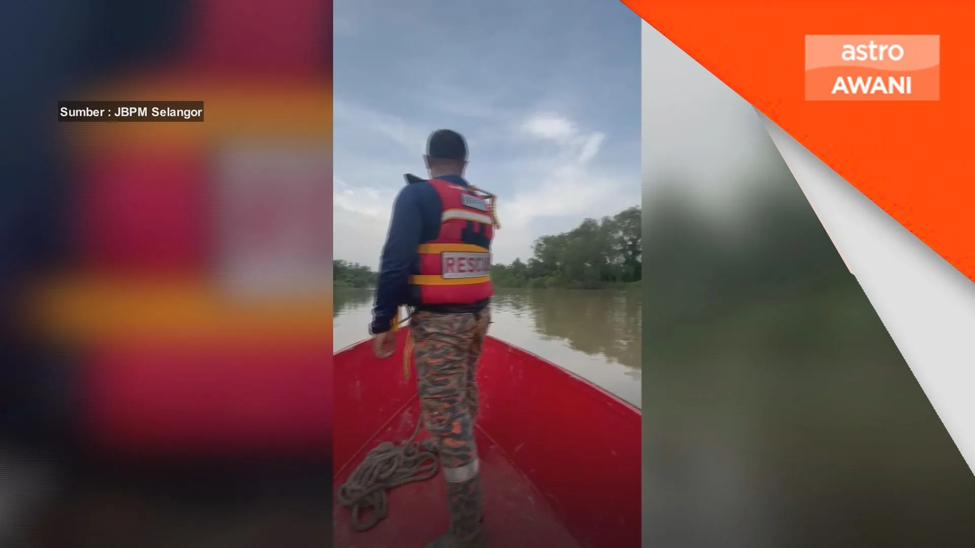 Pencarian lelaki dipercayai terjun jambatan diteruskan