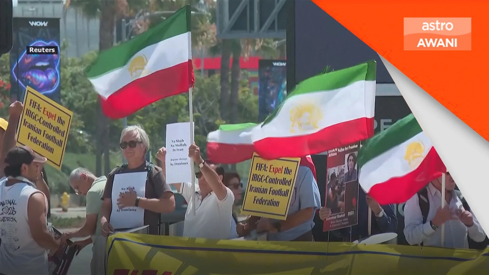 Komuniti Iran di AS desak FIFA singkir Iran dari kejohanan