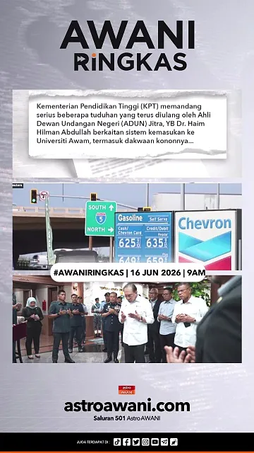 #AWANIRingkas 16 Jun 2026 | 9AM