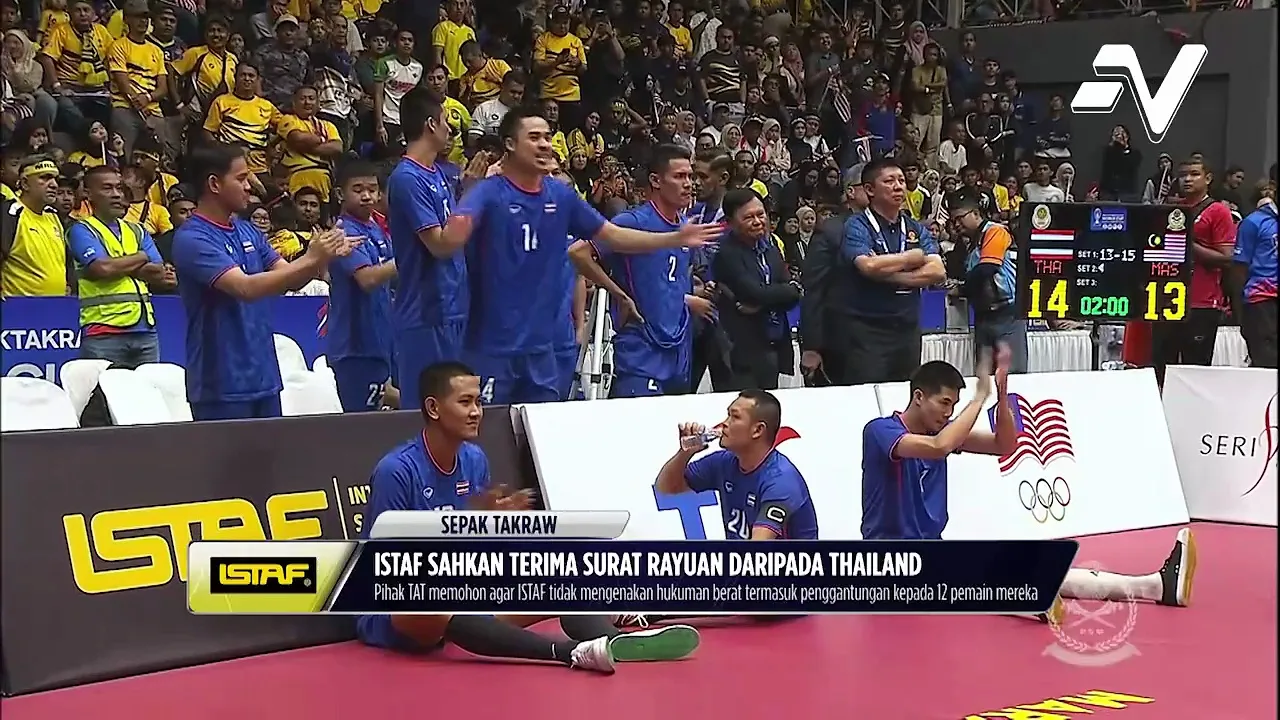 ISTAF sahkan menerima surat rayuan daripada Persatuan Sepak Takraw Thailand (TAT)