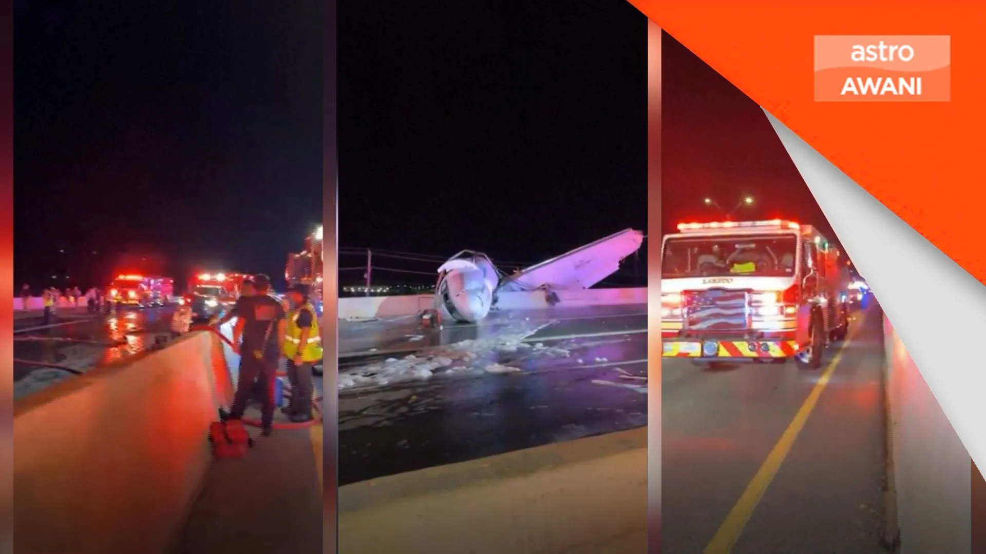 Pesawat kecil terhempas berhampiran lebuhraya Laredo, Texas