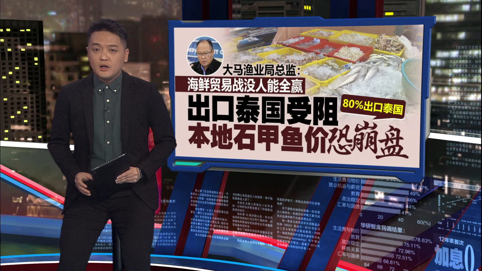 马泰爆海鲜贸易战！   渔业局总监：本地虾能填补泰国虾进口空缺