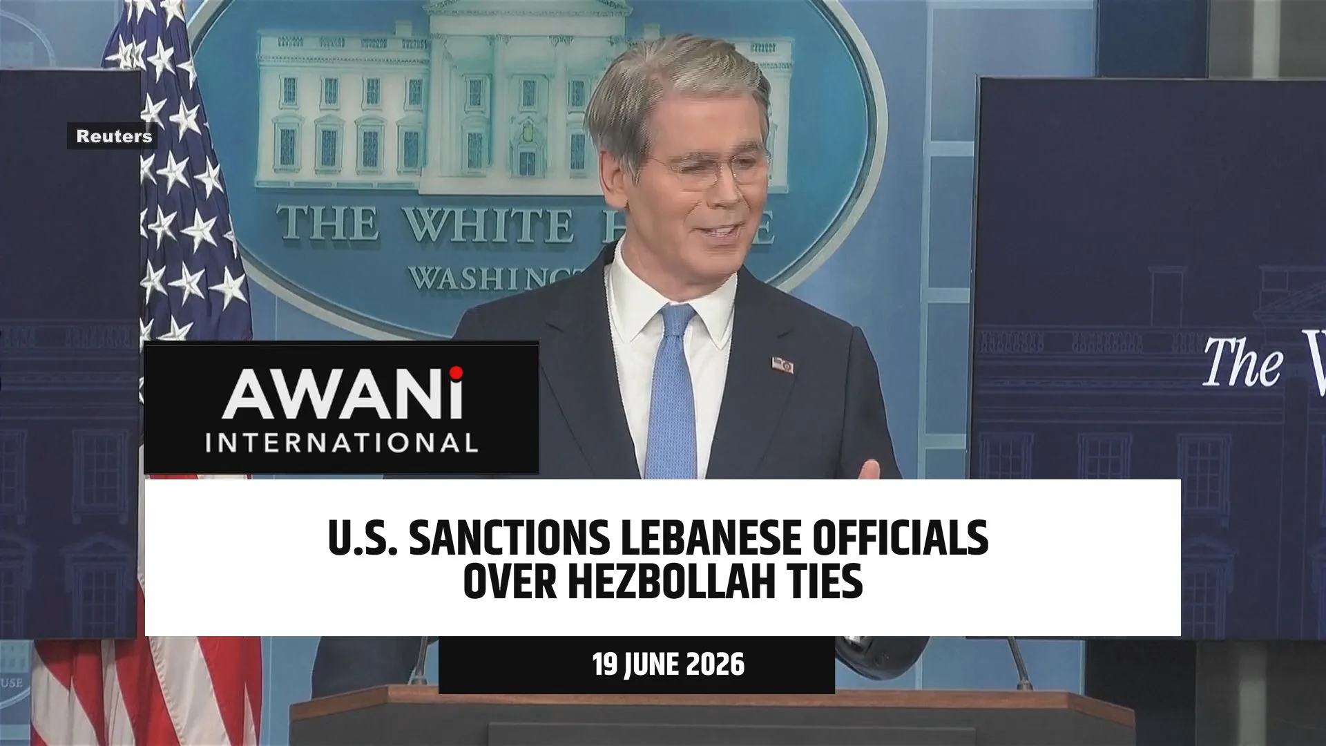 U.S. sanctions Lebanese officials over Hezbollah ties