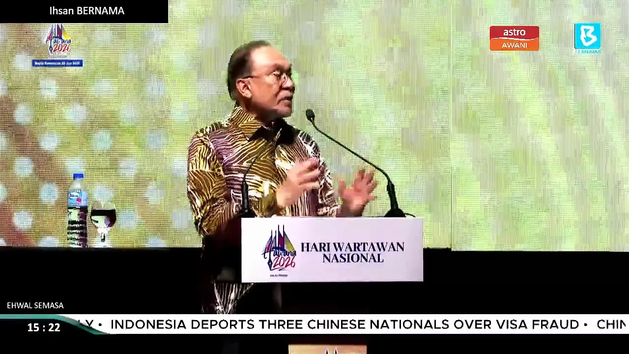 Etika dan nilai penting dalam dunia kewartawanan - PM Anwar