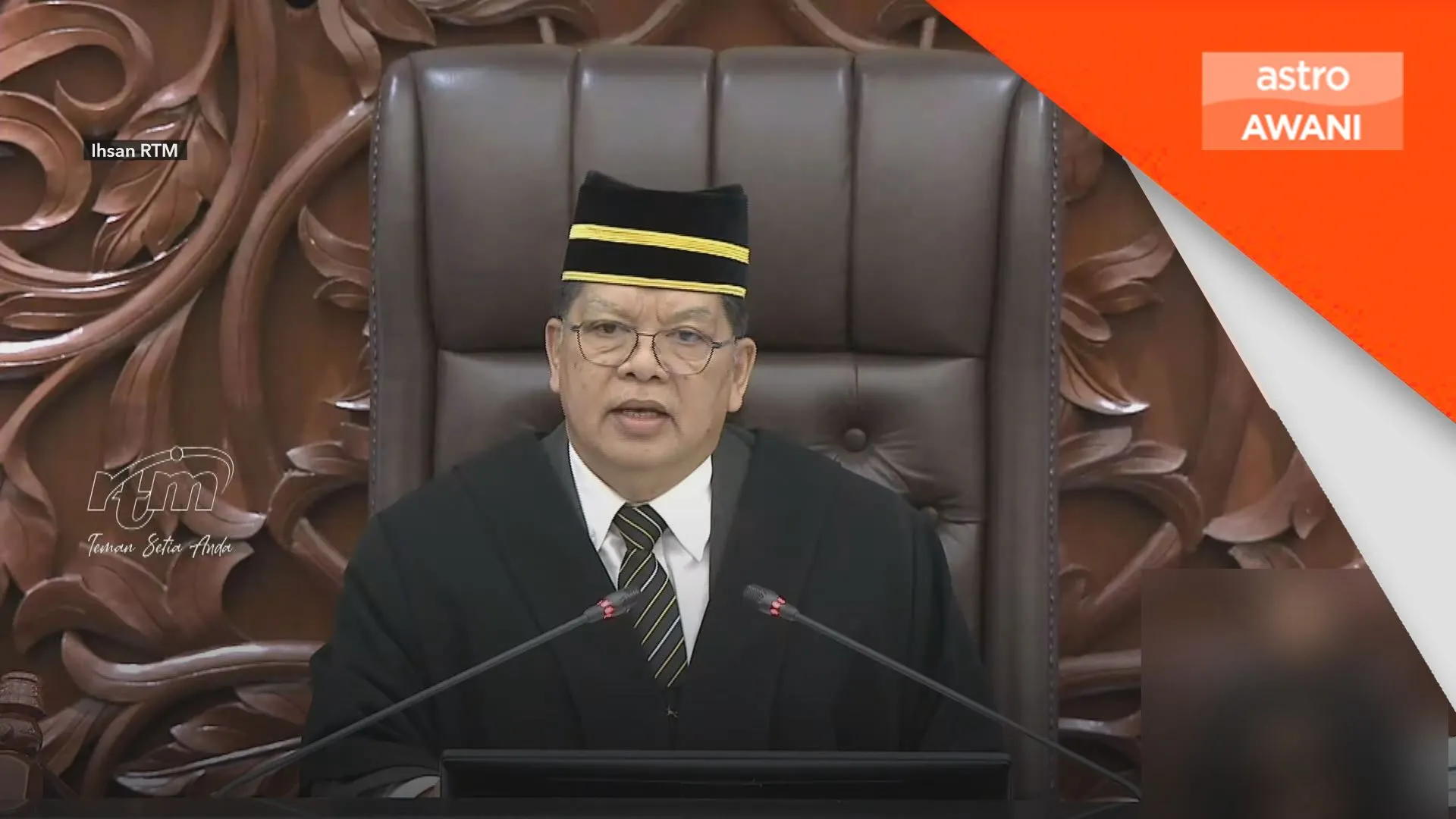 Tempat duduk Hamzah kekal, Muhyiddin berubah - Speaker