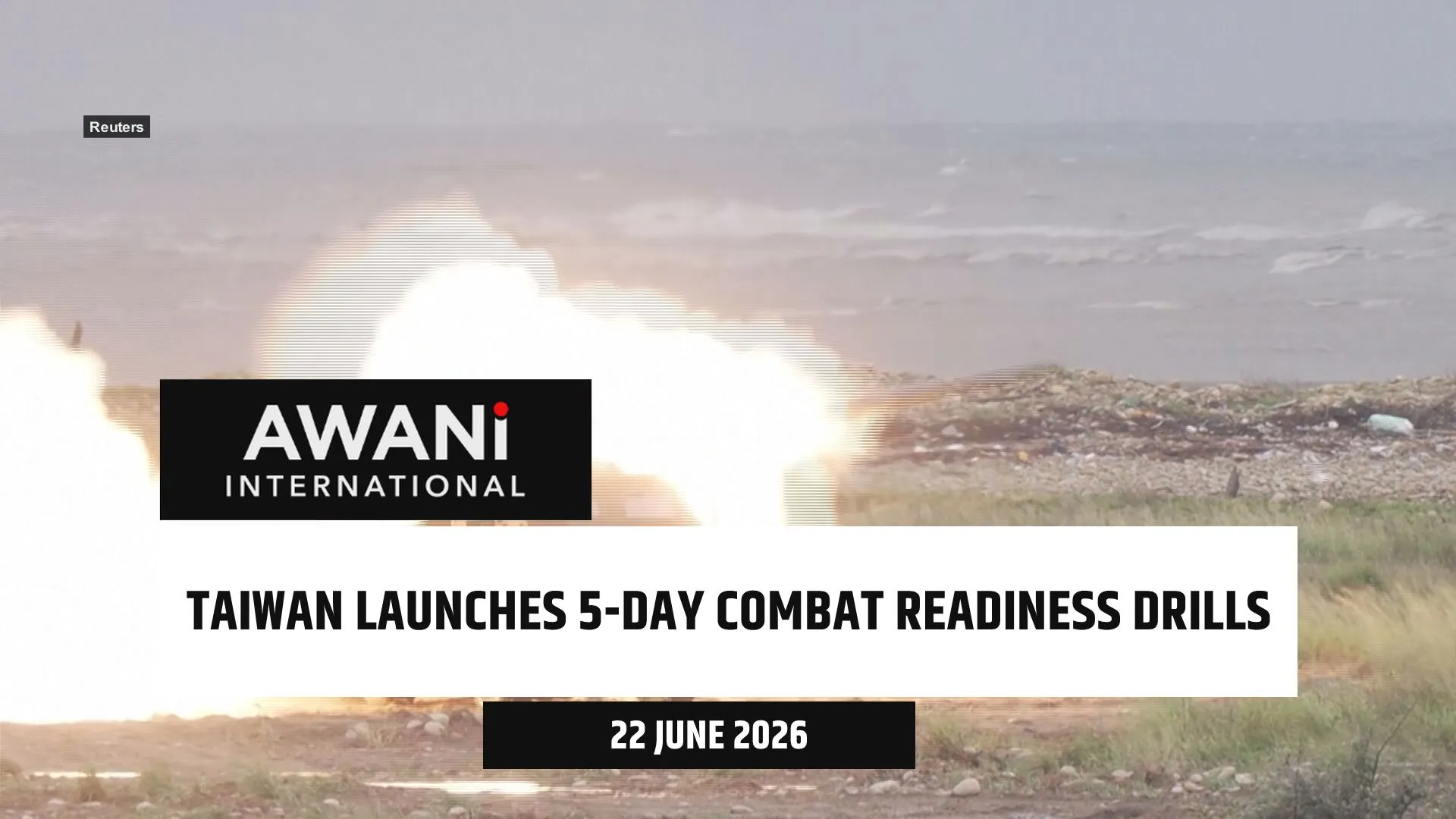 Taiwan launches 5-day combat readiness drills