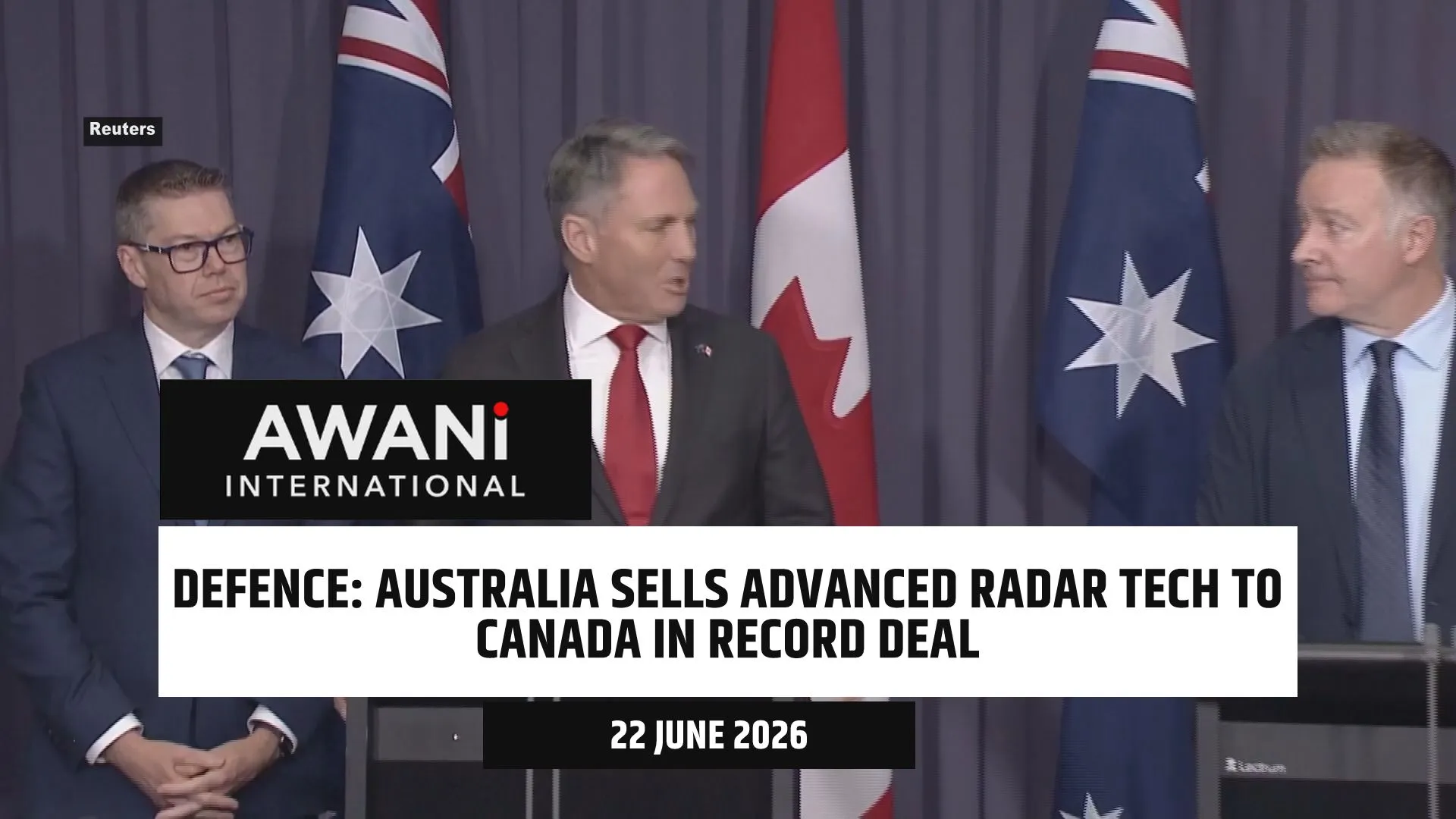 Australia sells advanced radar technology to Canada in record USD1.75 billion deal
