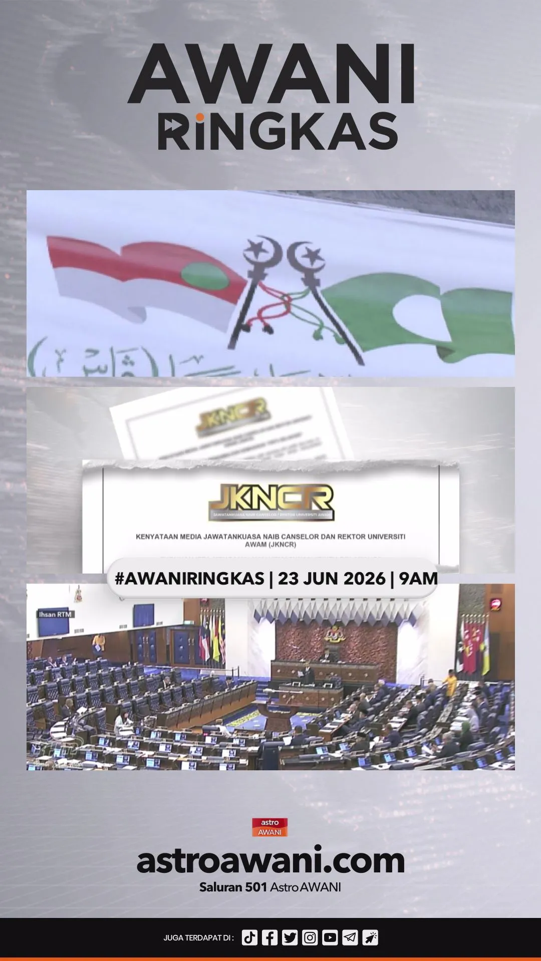 #AWANIRingkas 23 Jun 2026 | 9AM