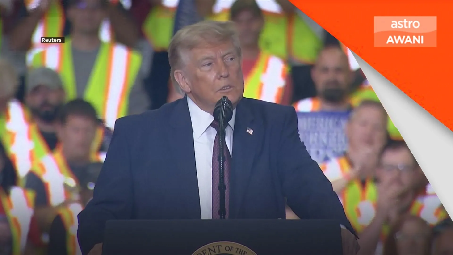 Trump sasar sokongan pekerja kilang di Pennsylvania