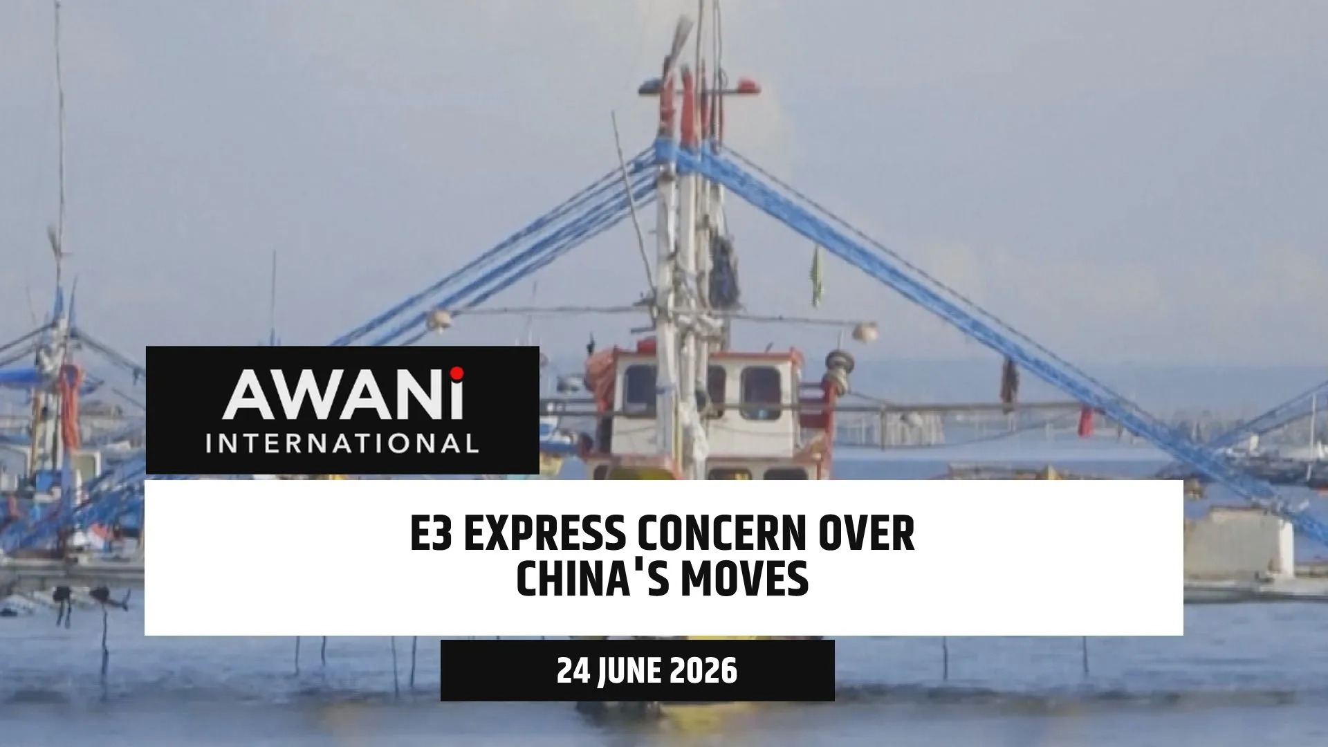 UK, France, Germany concern over China's moves