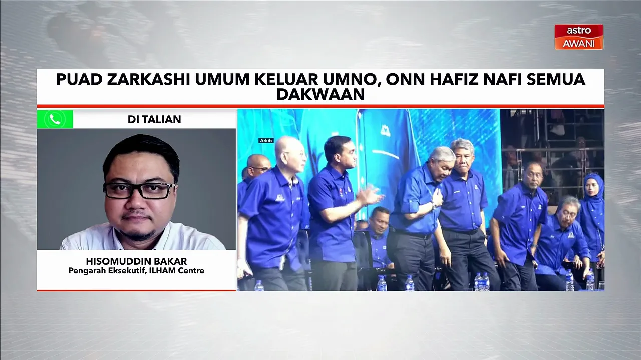 Puad Zarkashi Umum Keluar UMNO, Onn Hafiz Nafi Semua Dakwaan
