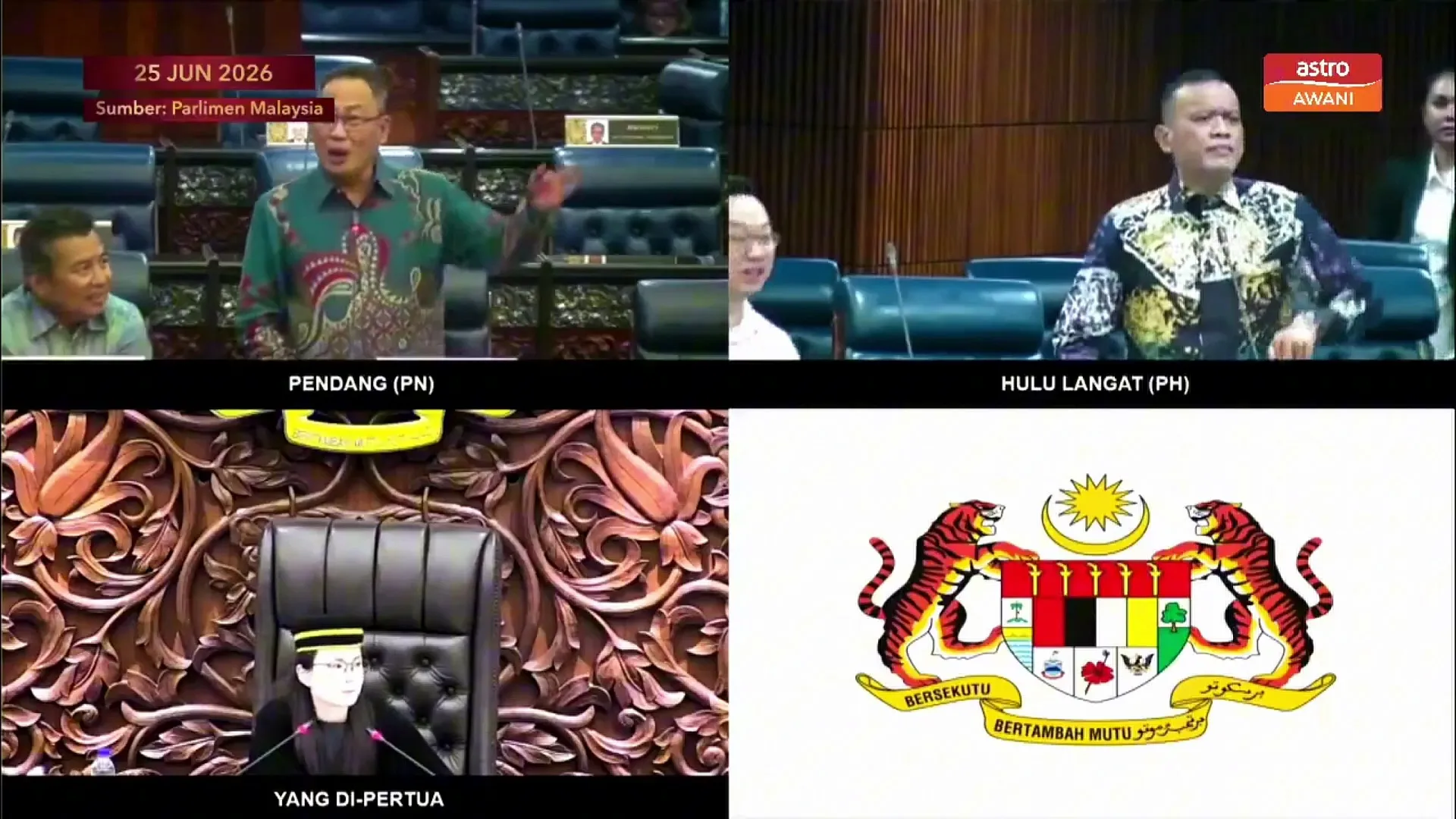 'Kalau tak dapat tanya soalan baik-baik, tak perlu tanya' - Timbalan Speaker