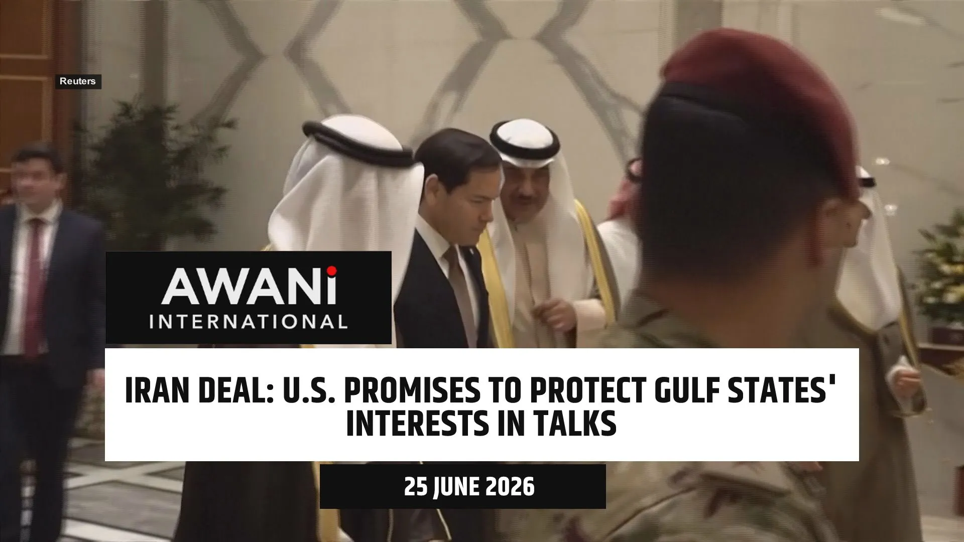 U.S. promises to protect Gulf states’ interests in Iran talks