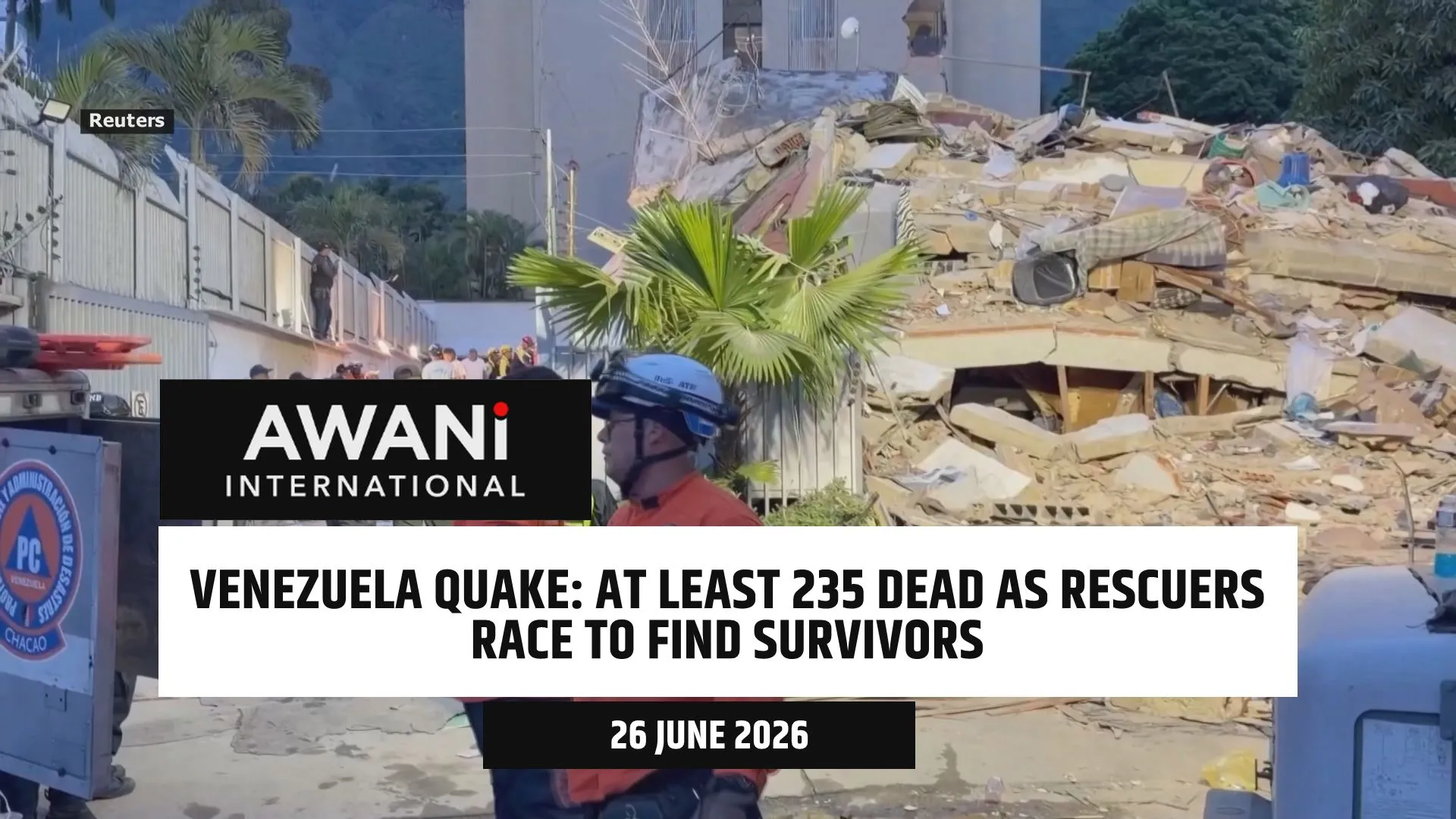 At least 589 dead from Venezuela quakes as rescuers search for survivors