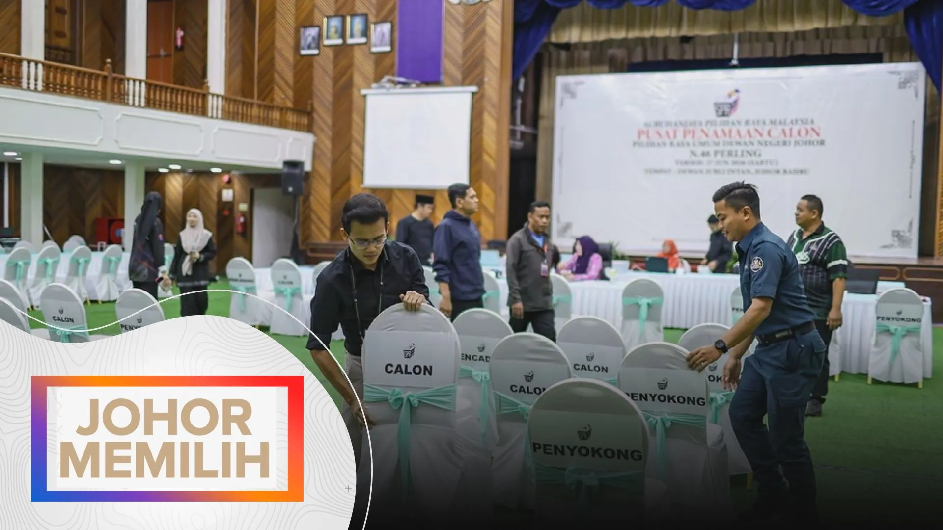 Debaran hari penamaan calon PRN Johor ke-16