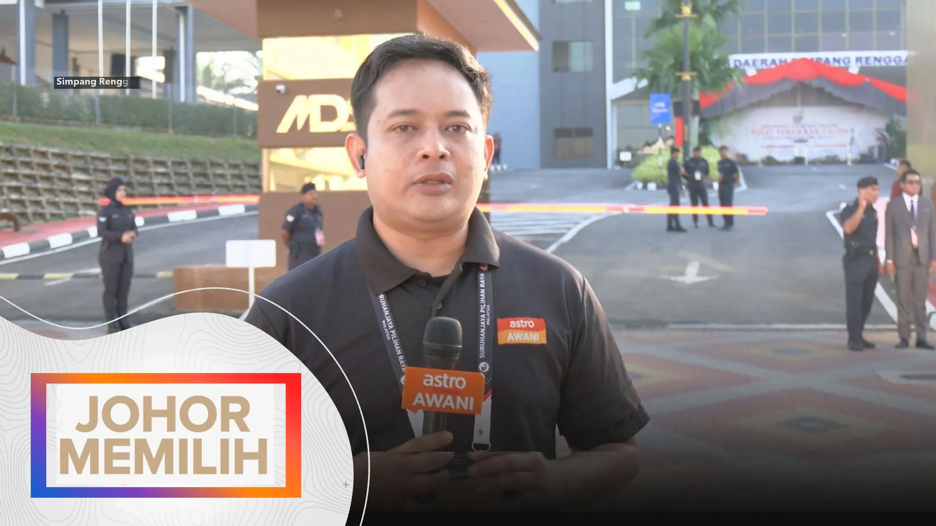 Situasi semasa hari penamaan calon di N. 26 Machap setakat jam 8 pagi