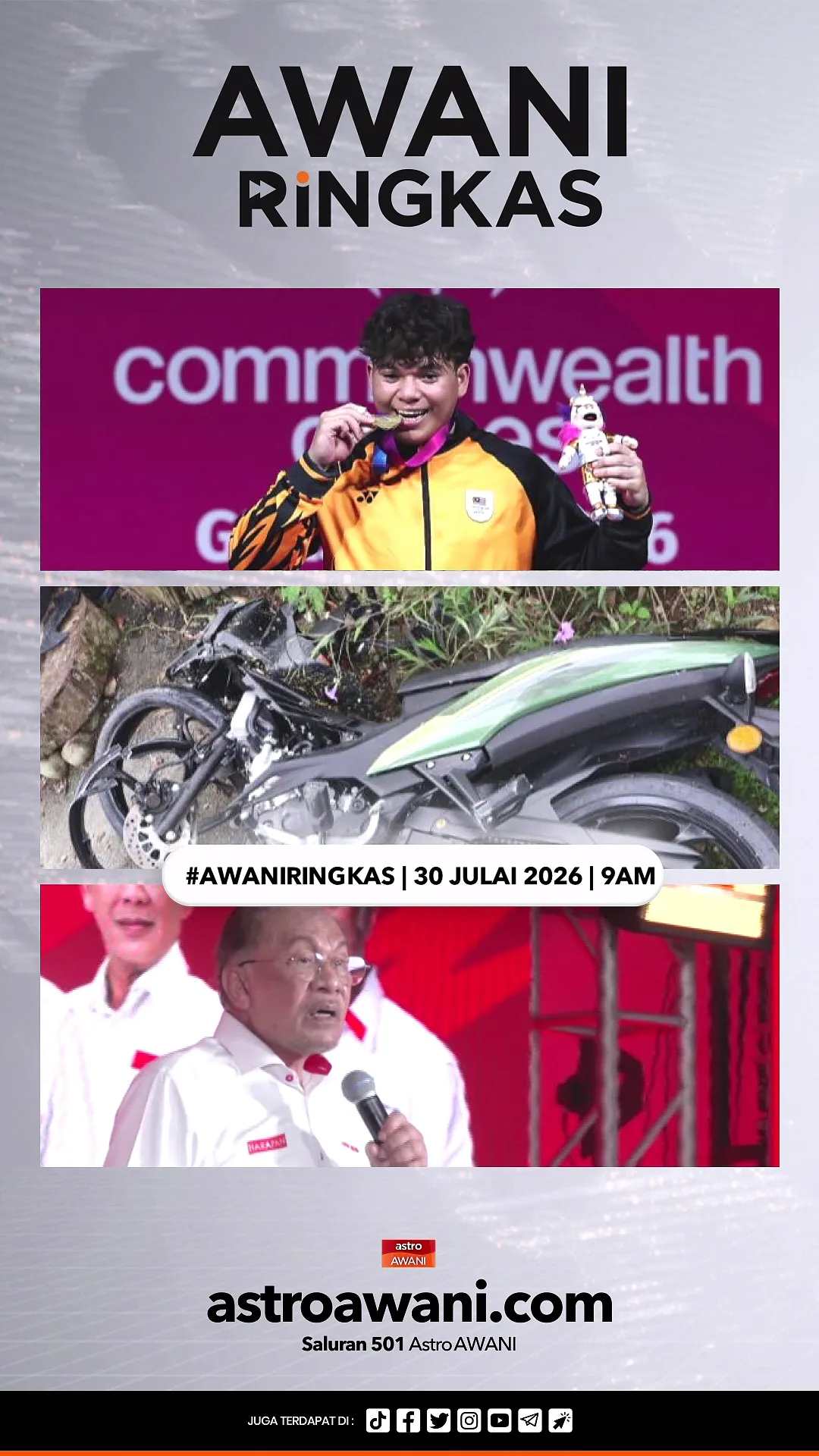 #AWANIRingkas 30 Julai 2026 | 9AM
