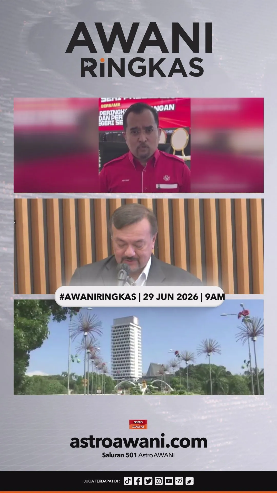 #AWANIRingkas 29 Jun 2026 | 9AM