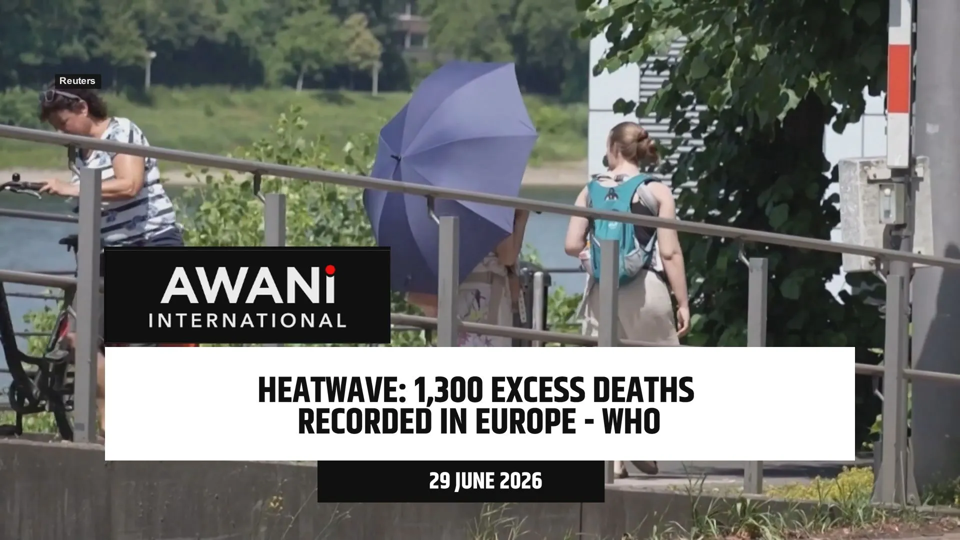1,300 excess deaths recorded in Europe heatwave - WHO