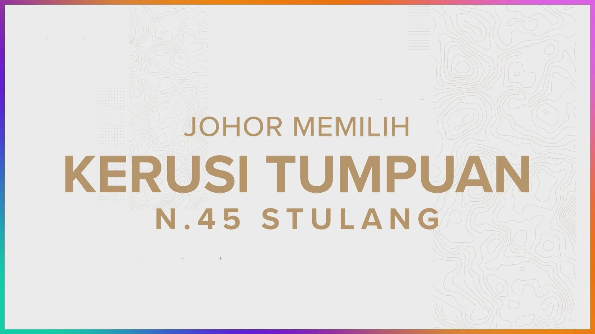 [INFOGRAFIK] Kerusi Tumpuan | N.45 Stulang