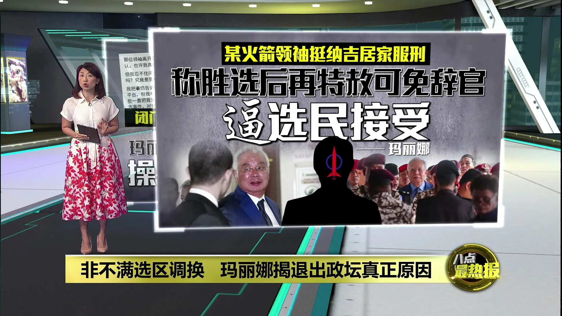 玛丽娜揭退出政坛真正原因   “纳吉课题压垮我”