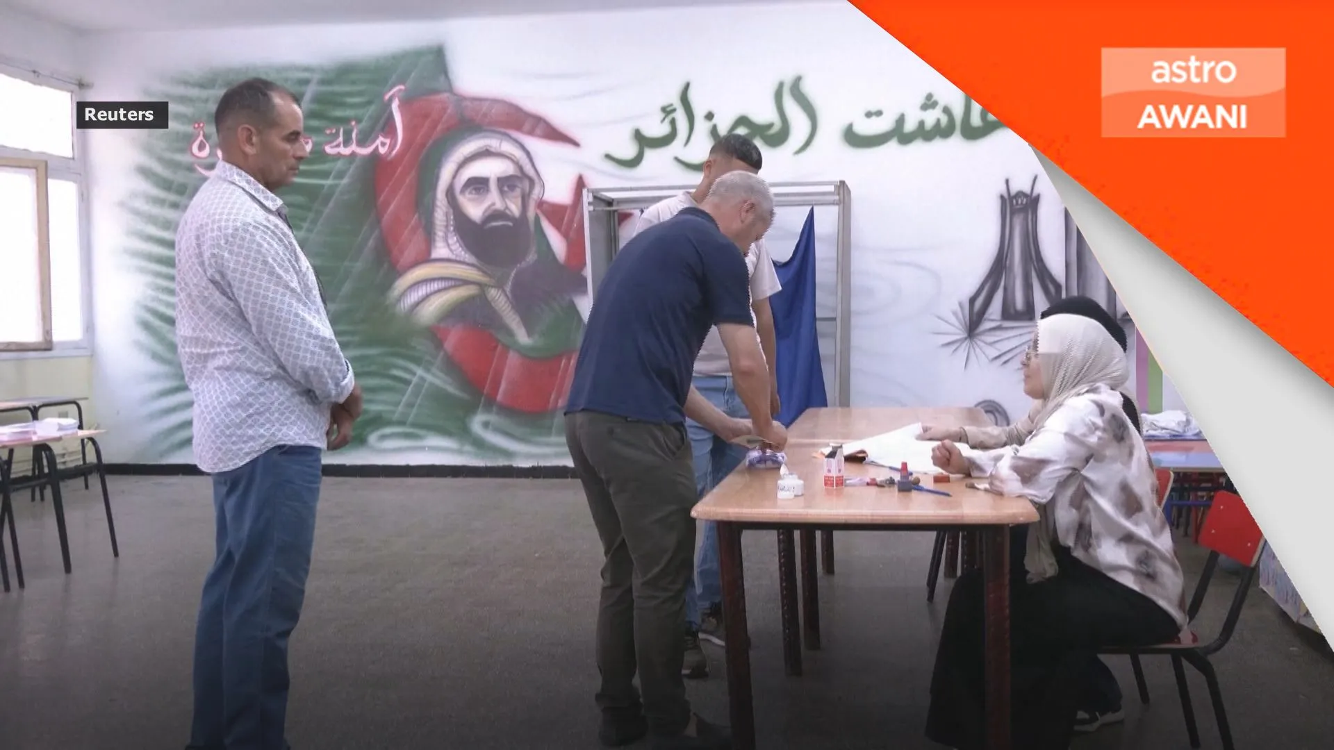 Pengundian bermula dalam pilihan raya parlimen kedua Algeria sejak protes 2019