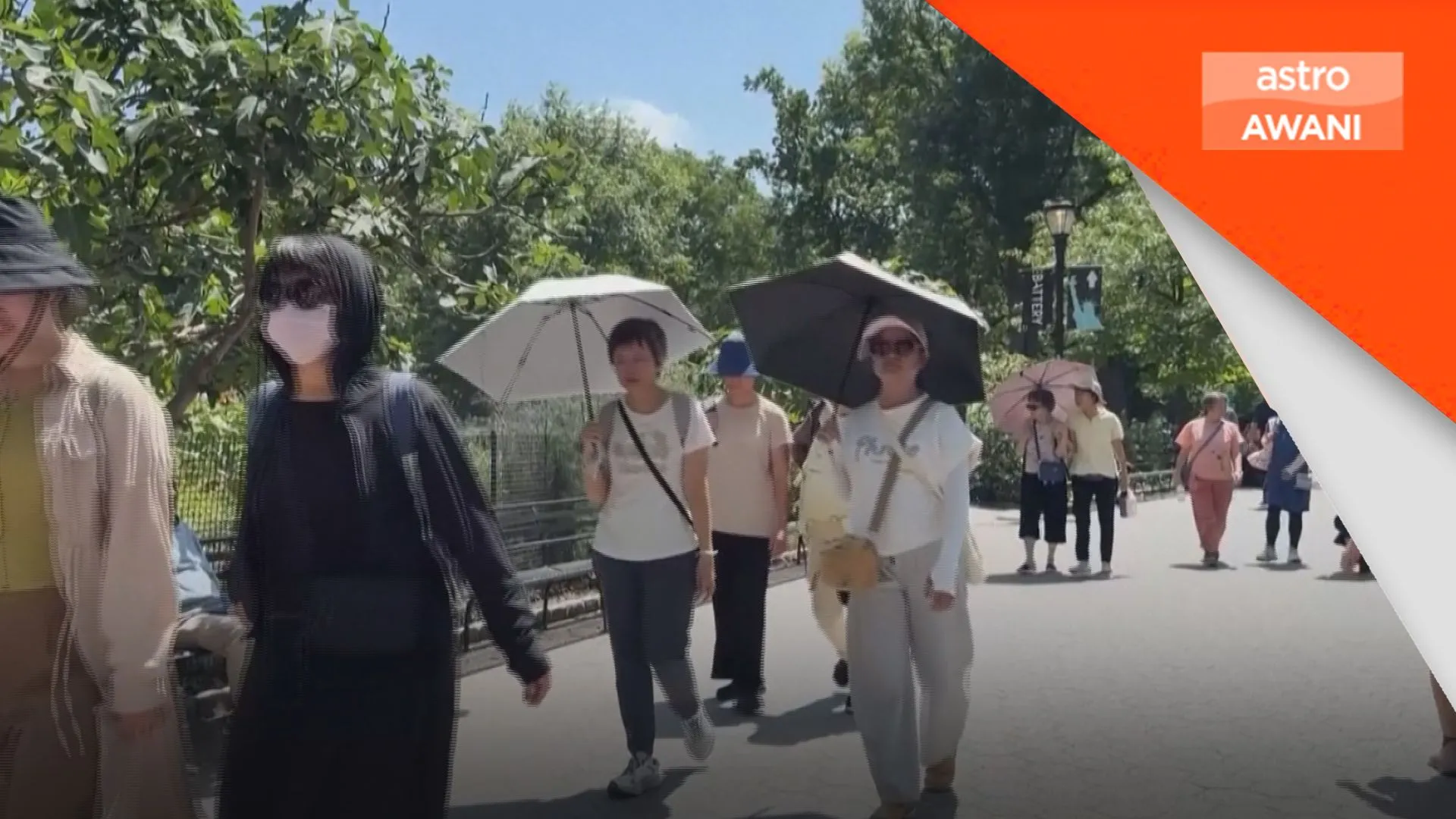 Penduduk New York cari cara sejukkan diri