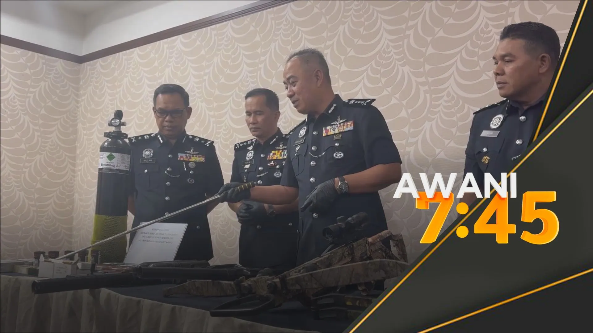 Lelaki ditahan, 208 peluru hidup dirampas di Sitiawan