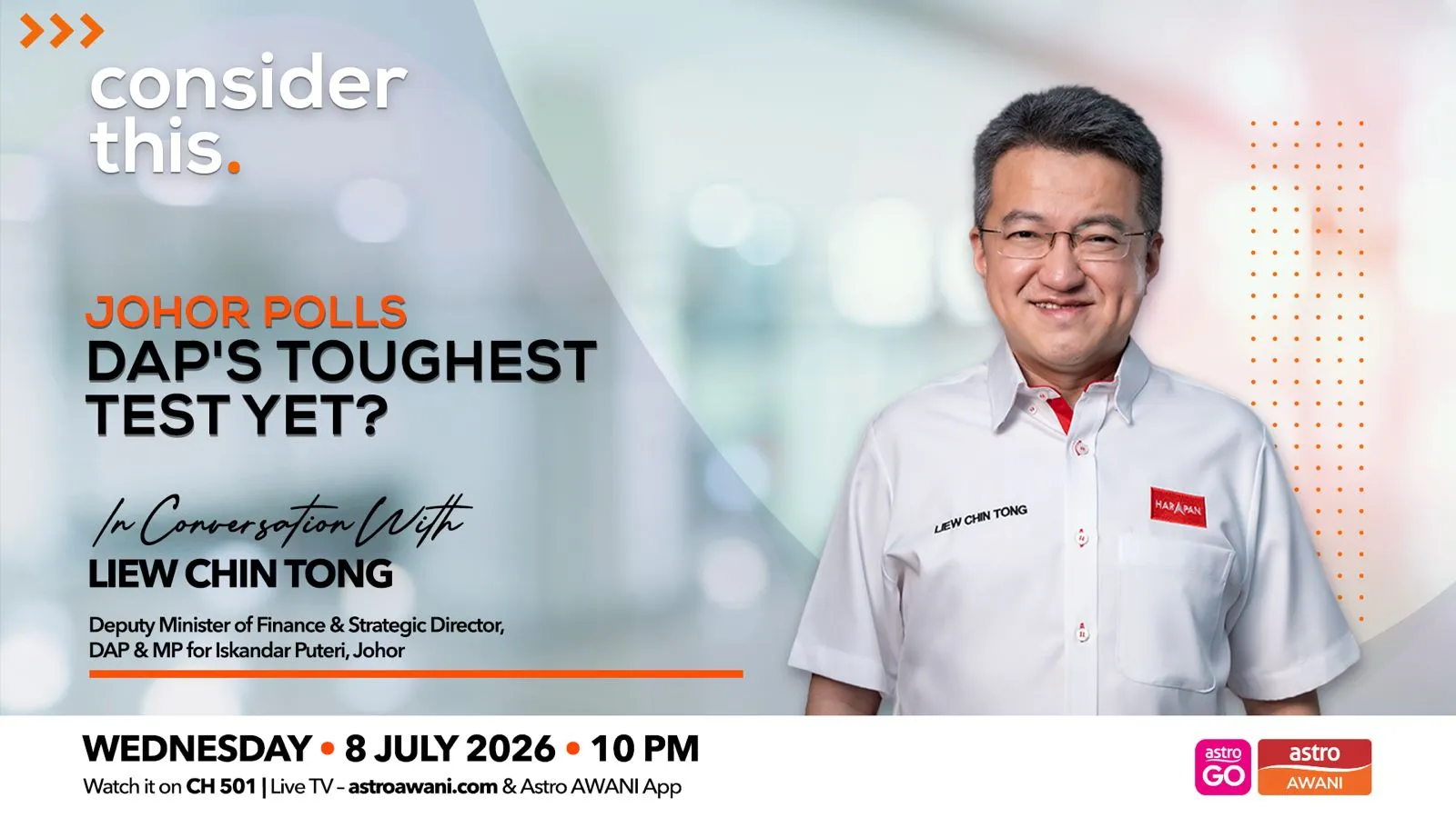 Consider This: Johor Polls — DAP's Toughest Test Yet?
