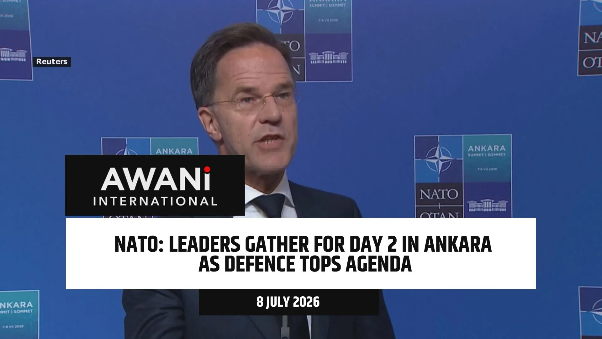 Leaders gather for Day 2 of NATO summit in Ankara as defence tops agenda