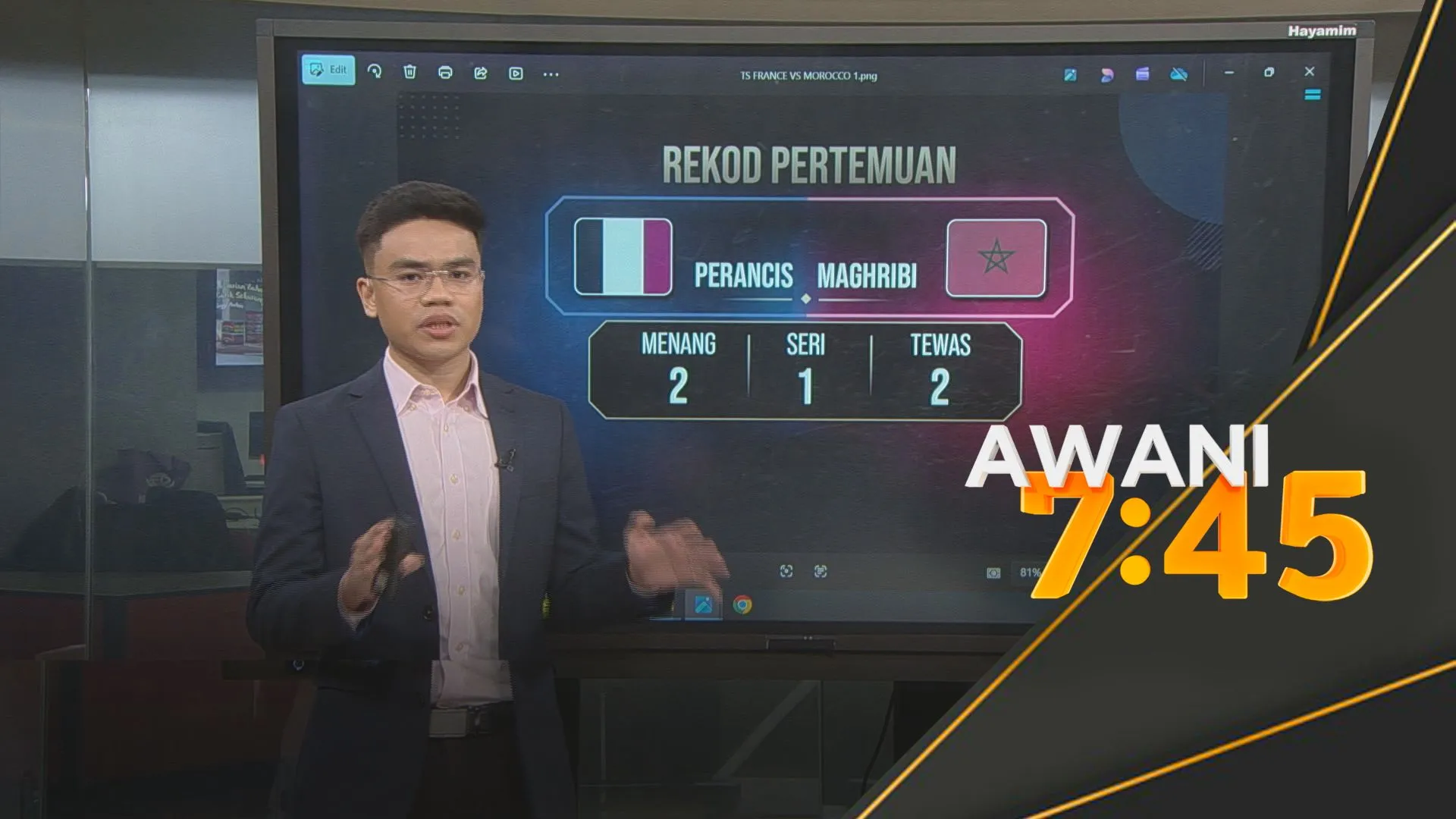 [DATA & STATISTIK] Siapa ke separuh akhir, Perancis atau Maghribi?