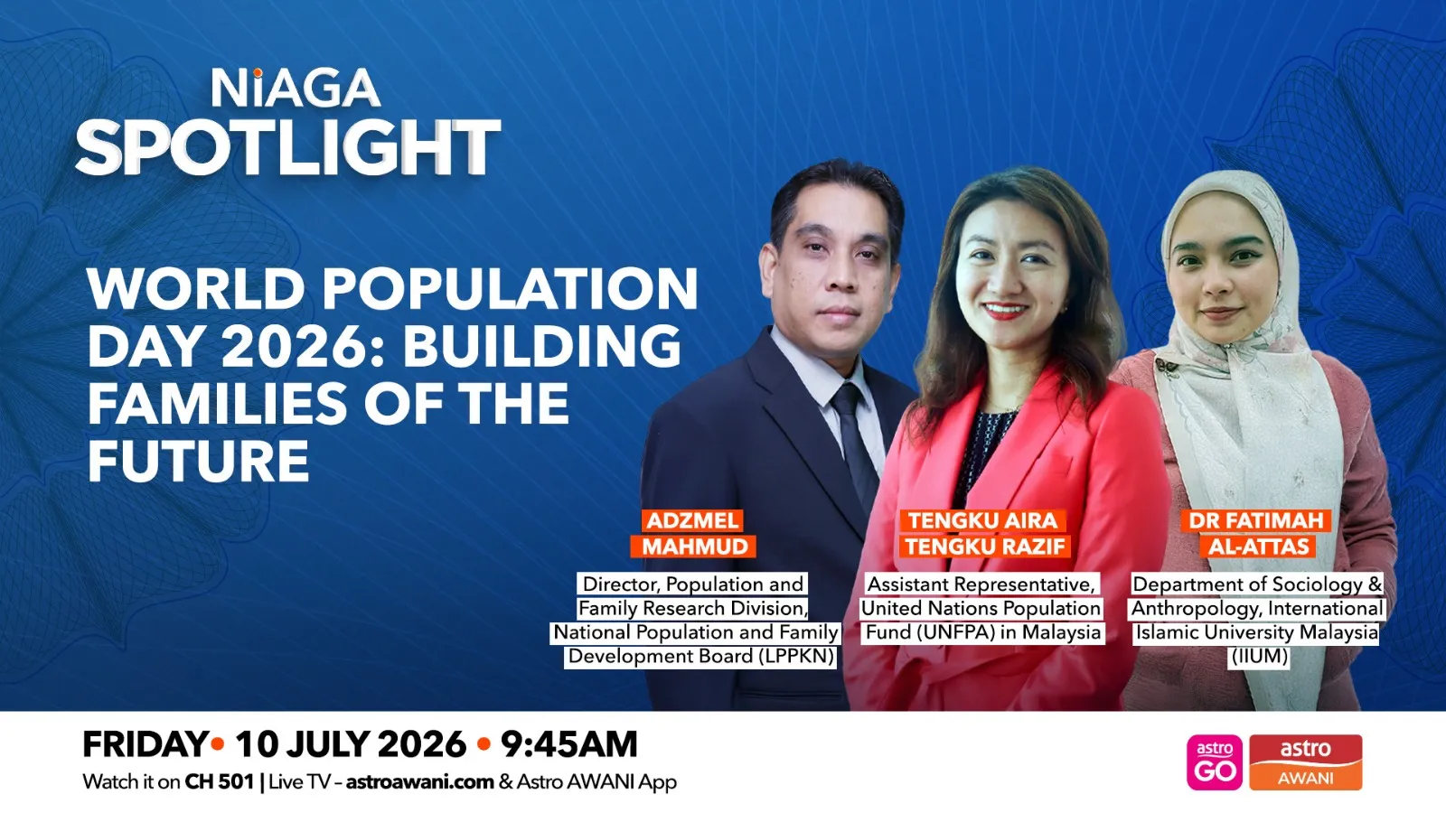 Niaga SPOTLIGHT: World Population Day 2026 | Building Families of the Future
