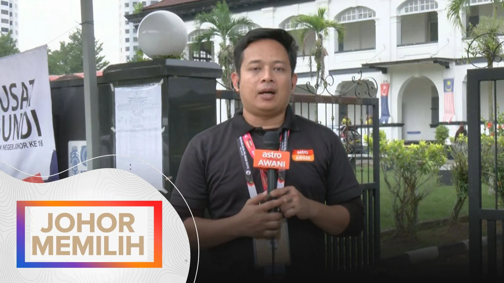 Perkembangan di pusat mengundi Maktab Sultan Abu Bakar