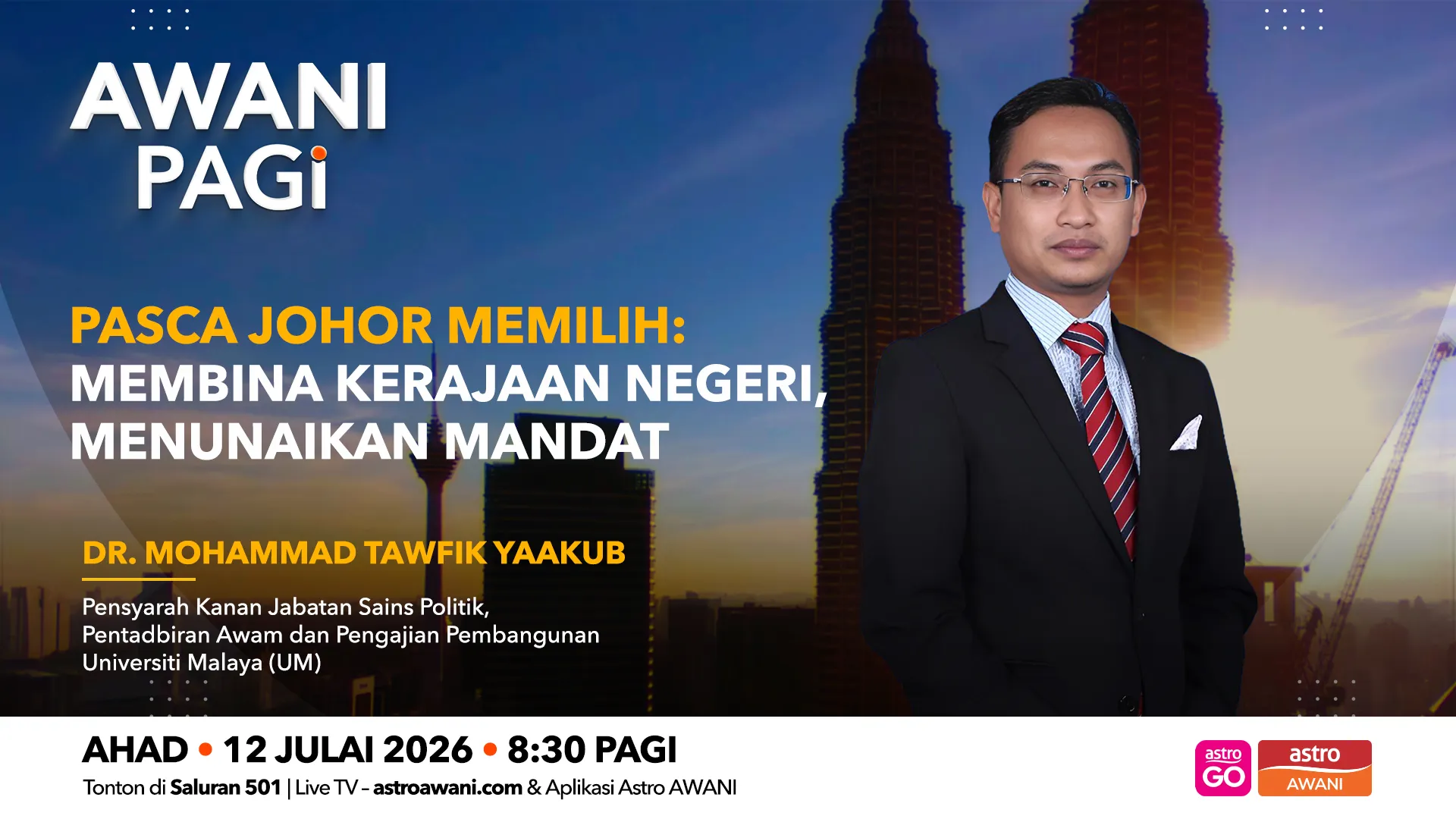 AWANI Pagi: Pasca Johor Memilih | Membina Kerajaan Negeri, Menunaikan Mandat