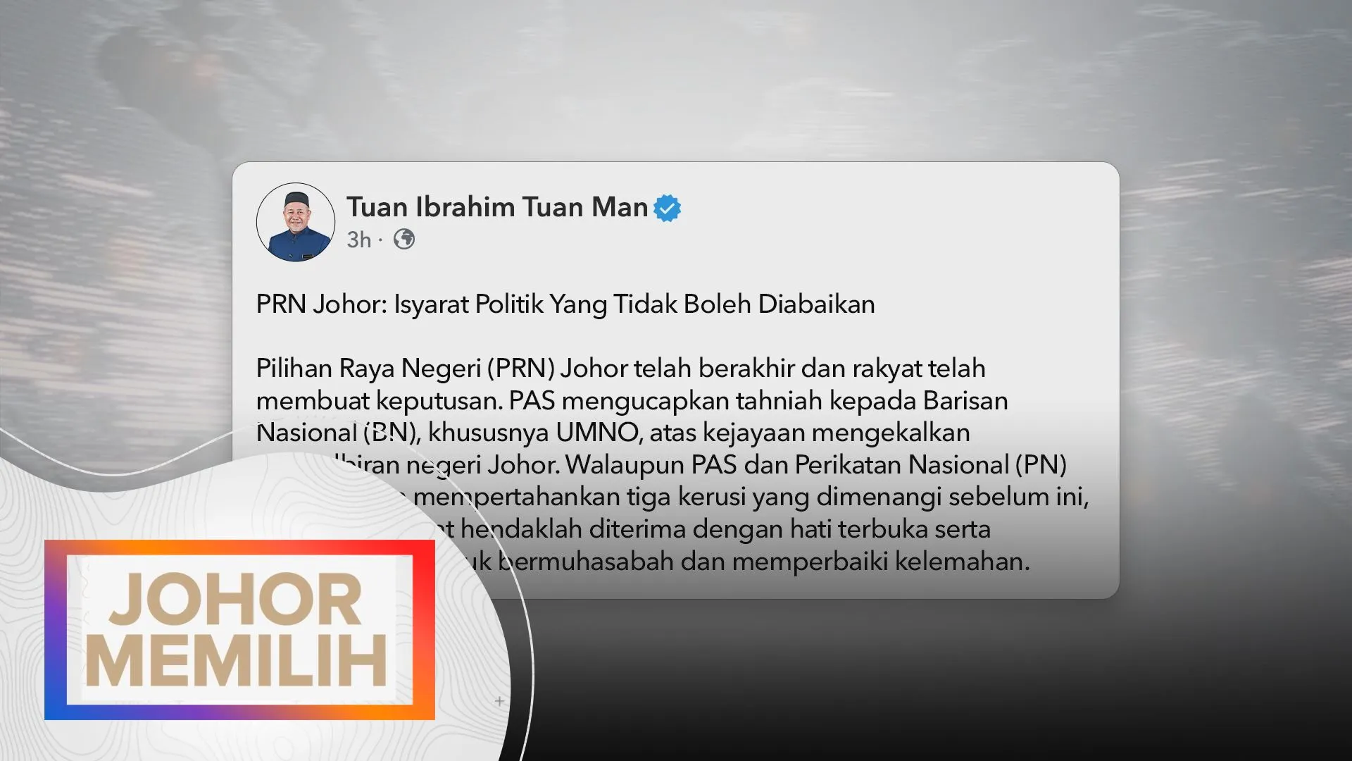 PAS hormati keputusan rakyat, gesa Nga Kor Ming tunai janji letak jawatan