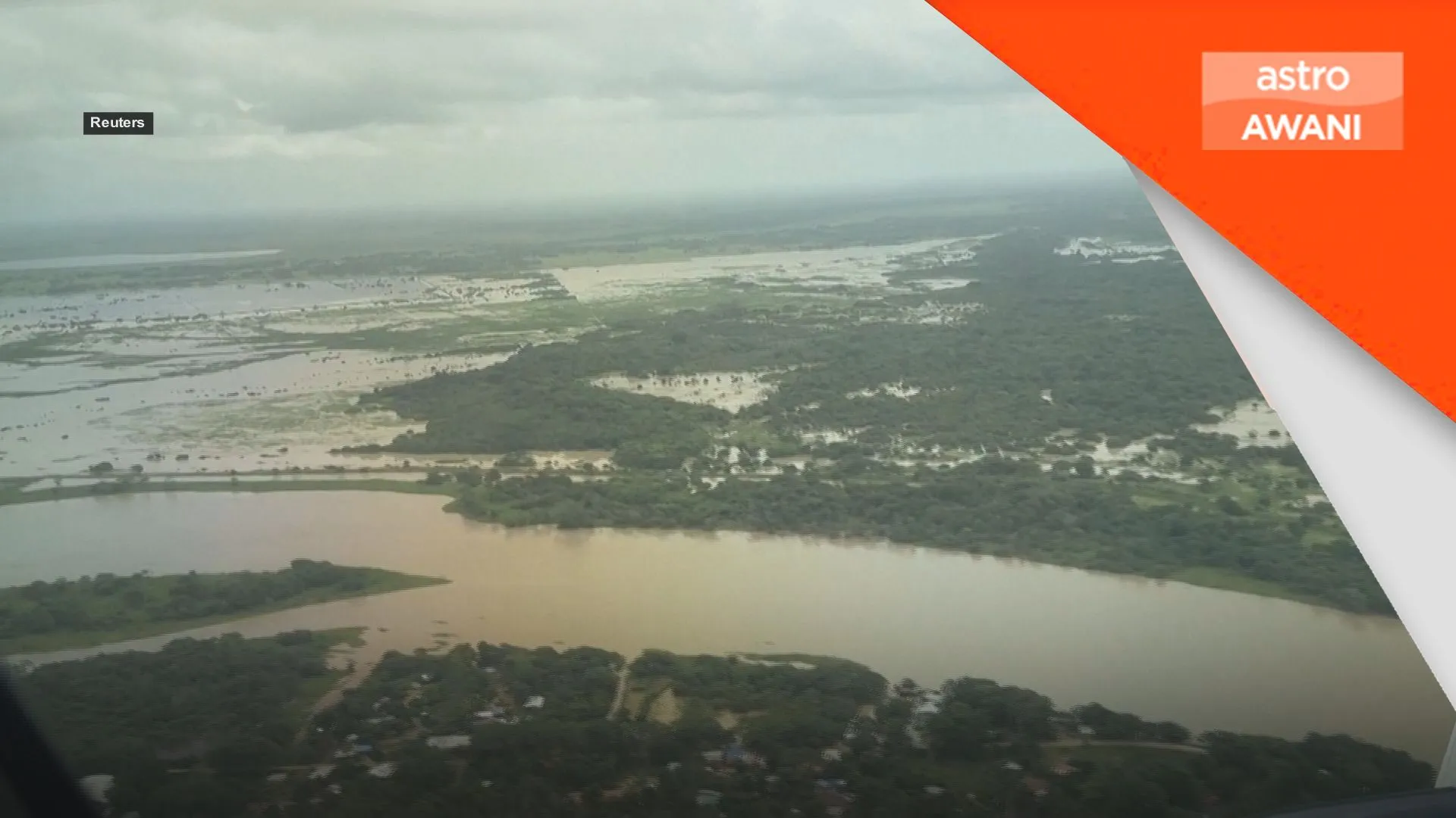 Banjir besar di timur laut Colombia jejas 9,000 keluarga