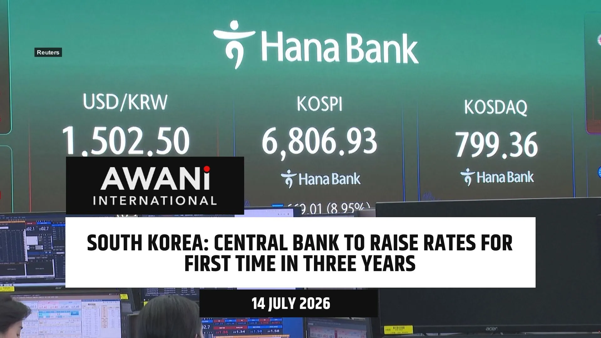 S.Korea's central bank to raise rates for first time in three years