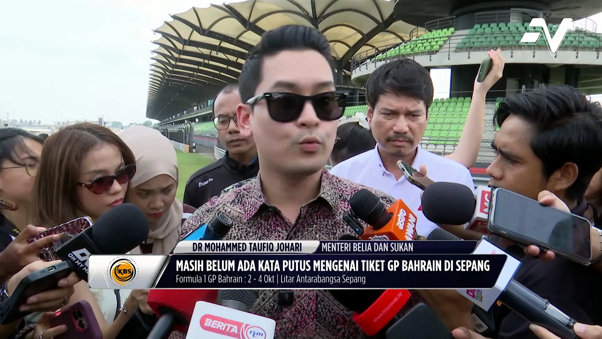 Belum ada kata putus informasi harga F1 di Litar Antarabangsa Sepang