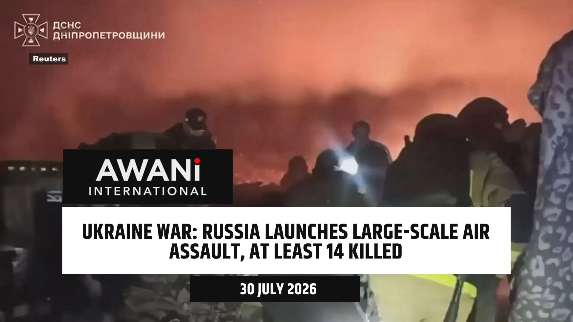 Russia launches major attack on Ukraine, at least 14 killed