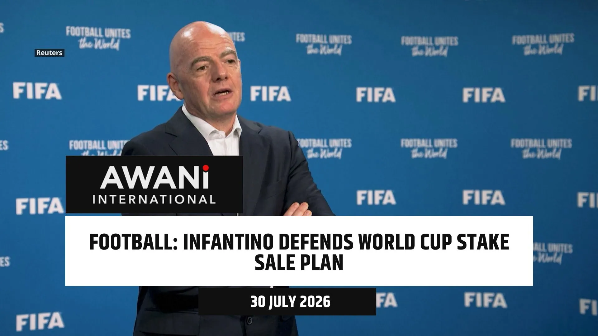 Infantino defends World Cup stake sale plan