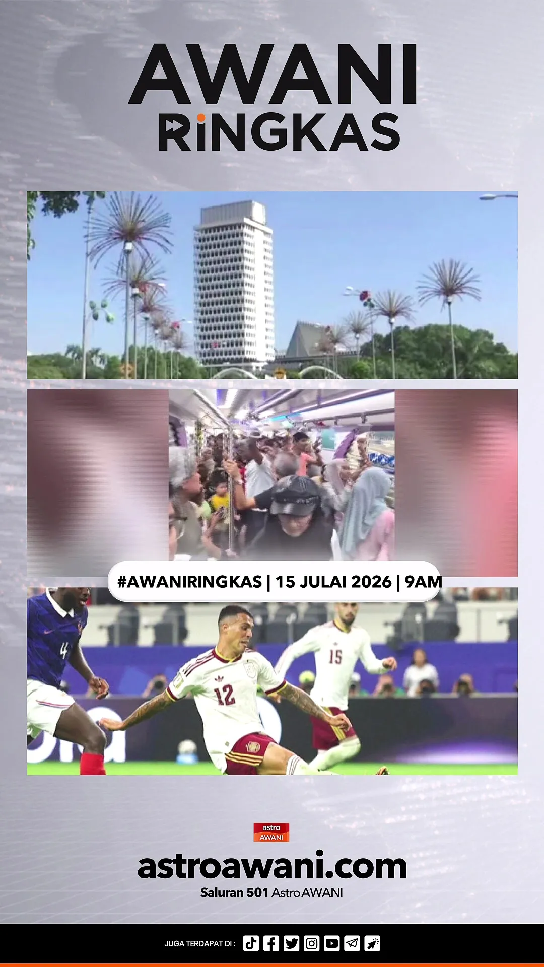 #AWANIRingkas 15 Julai 2026 | 9AM