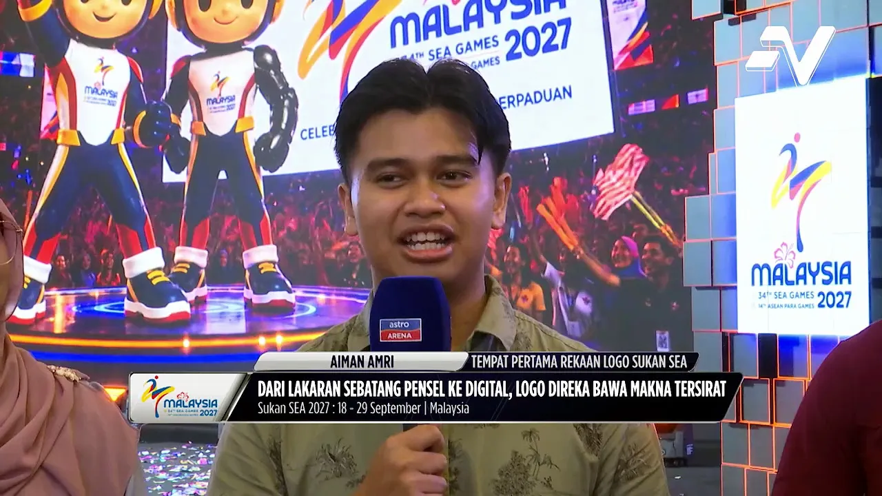 Lakaran luar biasa sebatang pensil akhirnya dipilih sebagai maskot Sukan SEA ke-34
